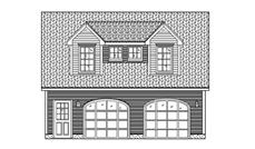 This is a black and white rendering of these garage plans.