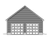 This is a black and white rendering of these Garage Plans.