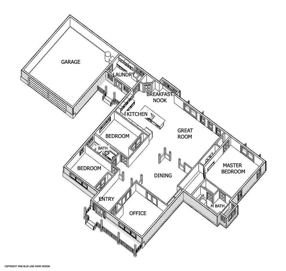 Home Plan 3D Image