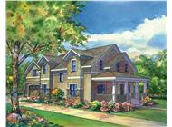 This image is a colored rendering of Country Homeplans Corbin Park.