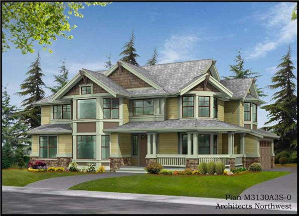 House Plan CD-M3130A3S-0 Front Elevation