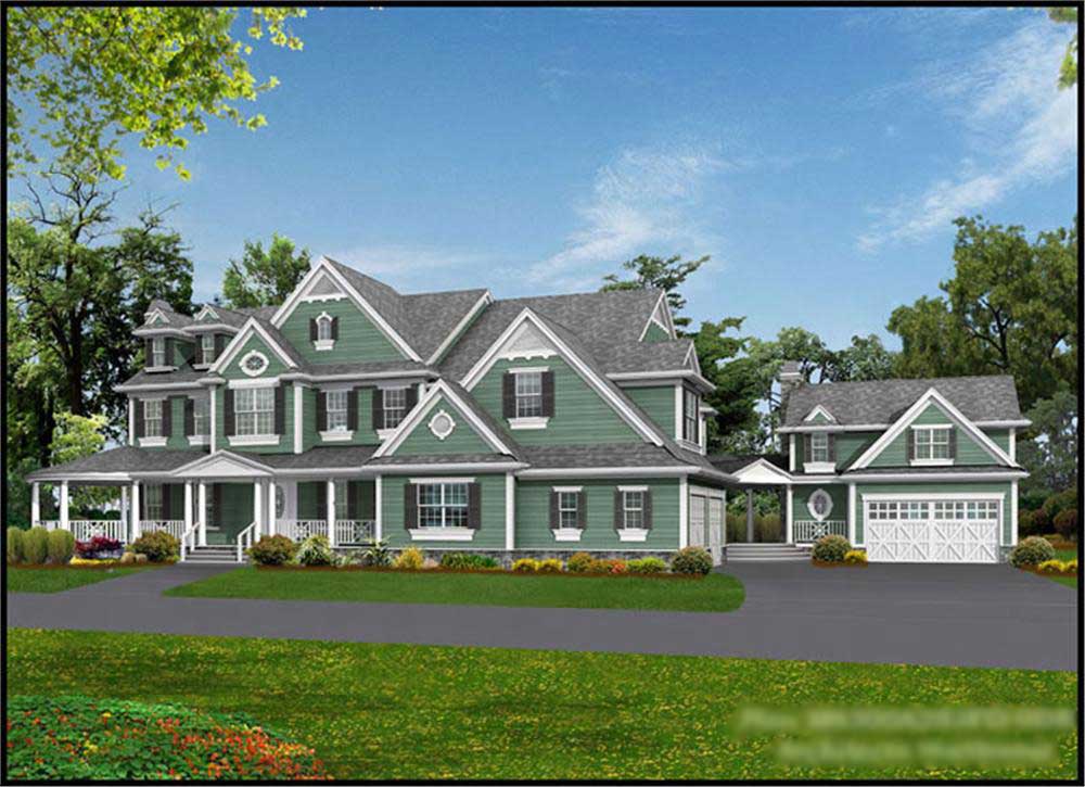 Country - Farmhouse Home with 4 Bedrms, 7950 Sq Ft | Plan #115-1144