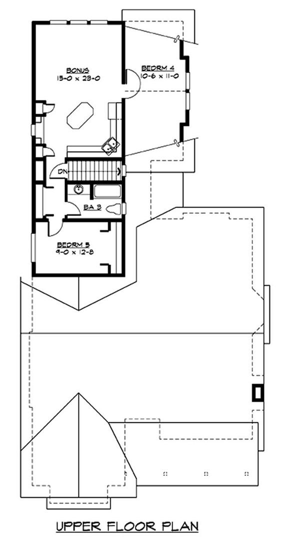 115-1434 house plan second floor