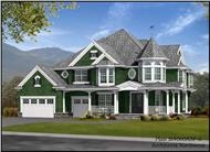 Home Plans color rendering.