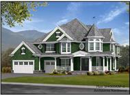 Home Plans color rendering.