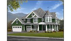 Home Plans color rendering.