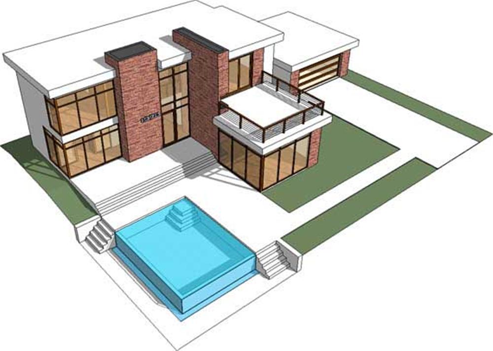 Home Plan Rendering