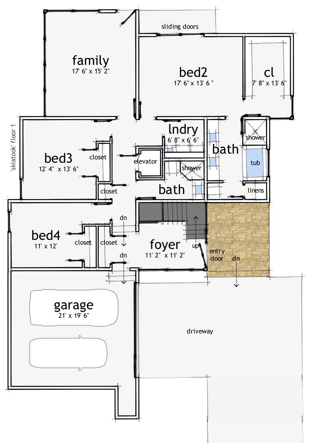 Floor Plan First Story