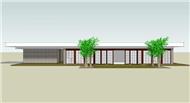 Color Rendering of this house plan