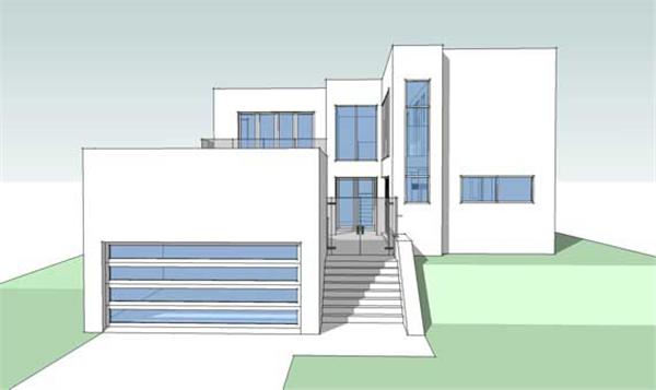 Color Rendering of this house plan
