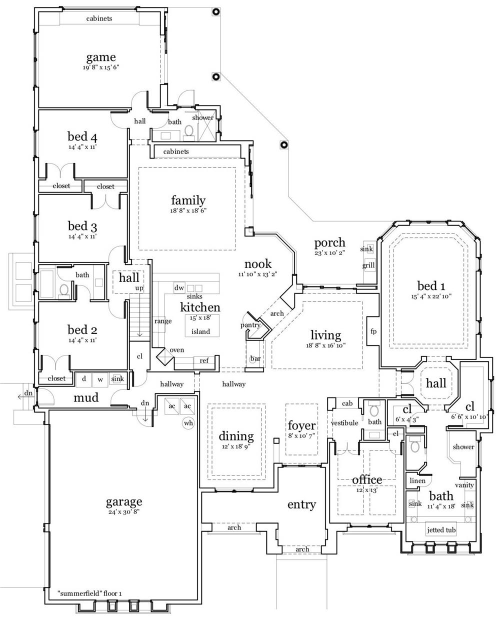 Floor Plan First Story