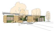 Color Rendering of this house plan