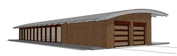 Home Plan Rear Elevation
