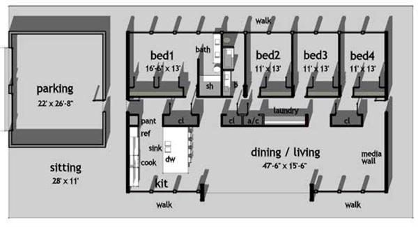 Floor Plan First Story