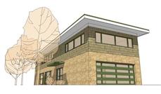 Color Rendering of this house plan