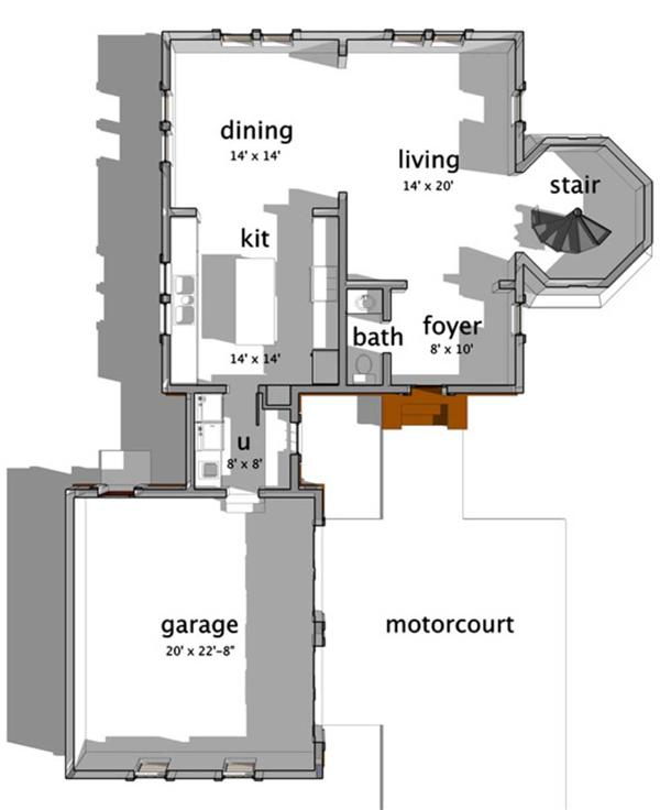 Floor Plan First Story