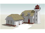 main image for cape code light house plan DT-0061