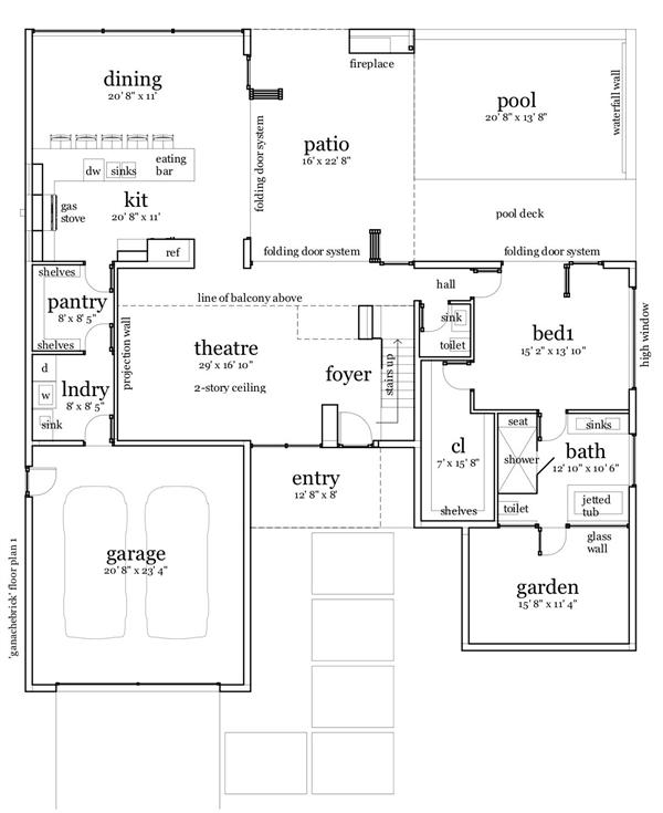 116-1079 house plan first floor