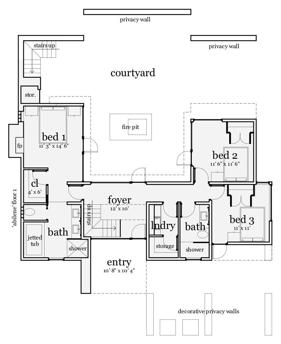 Contemporary House Plan #116-1084: 3 Bedrm, 1923 Sq Ft ...