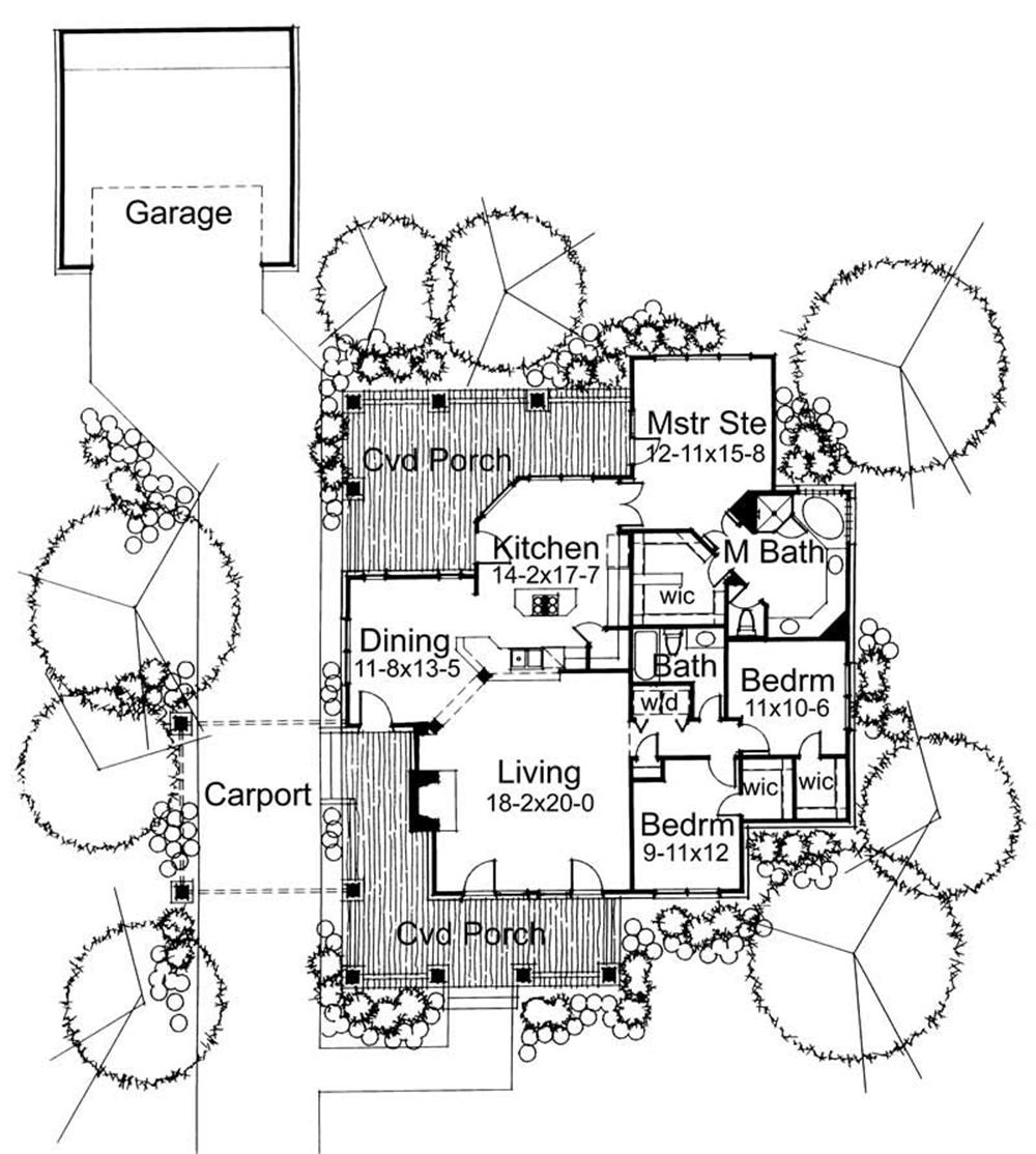 Main Floor Plan DW1657