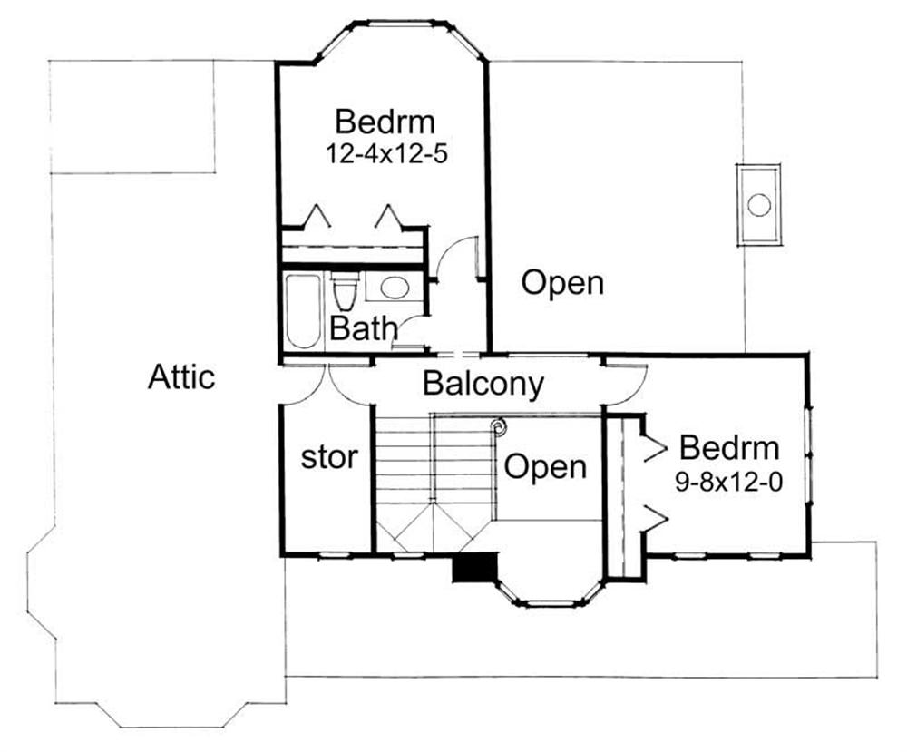 Second Floor Plan DW1899