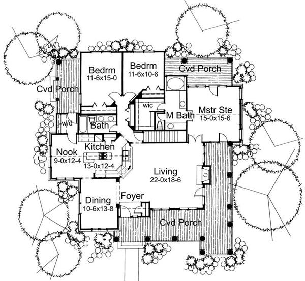 Main Floor Plan DW1883
