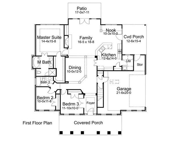 Main Floor Plan DW1865