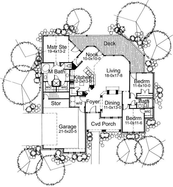 Main Floor Plan DW1675