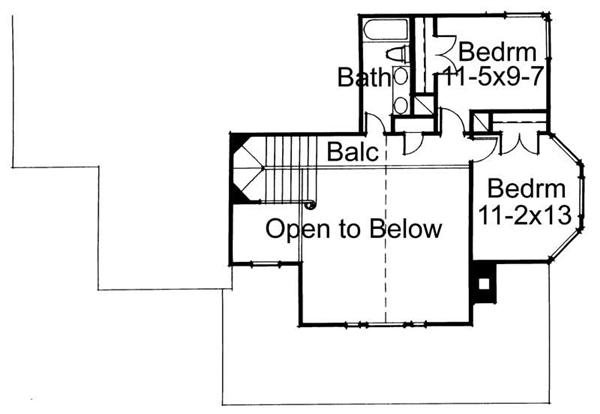 Second Floor Plan DW1898