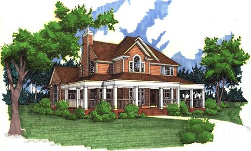 Main image for house plan # 20770