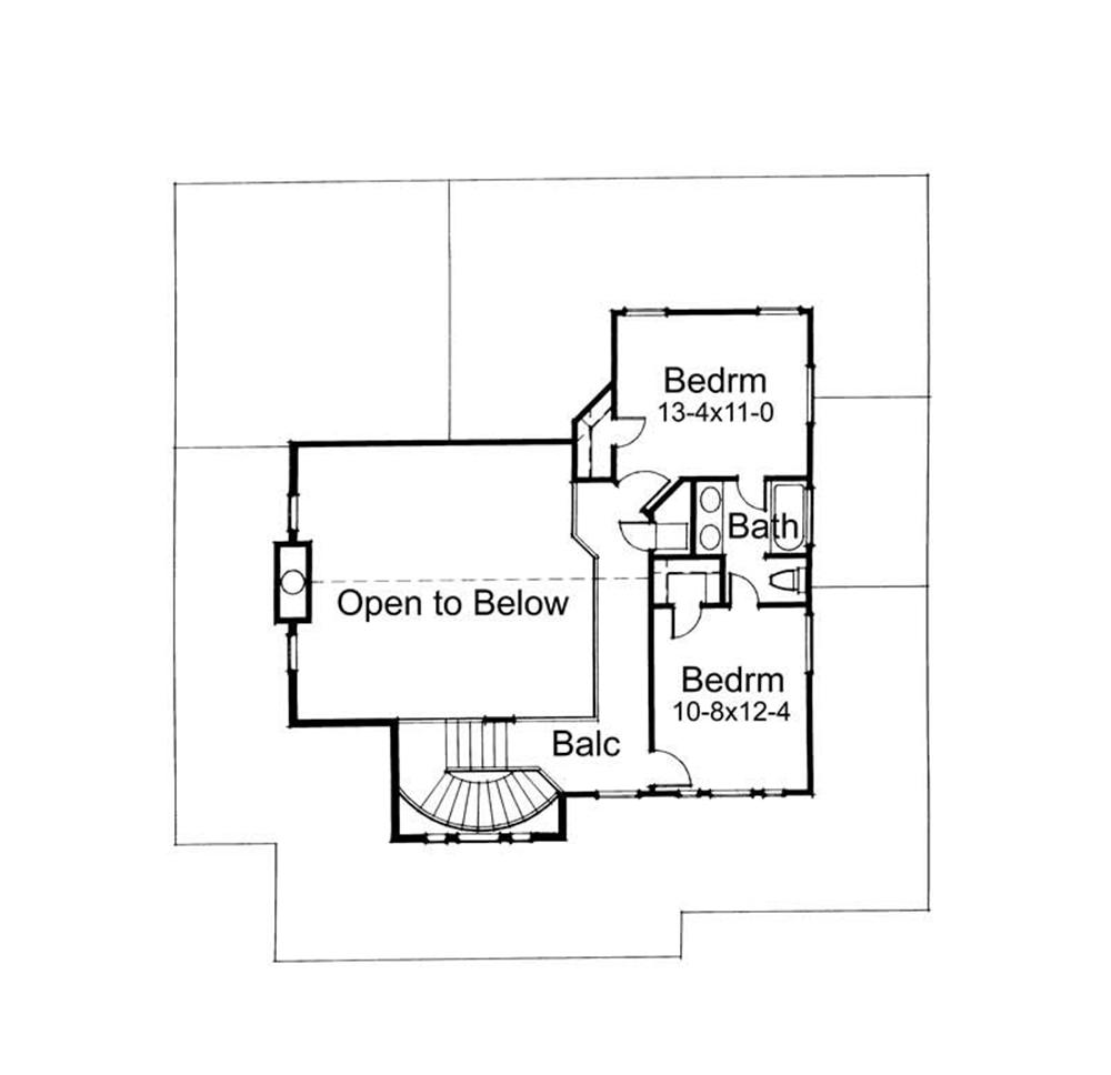 Second Floor Plan DW2112