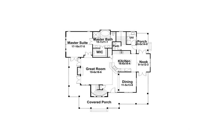 Main Floor Plan DW2543