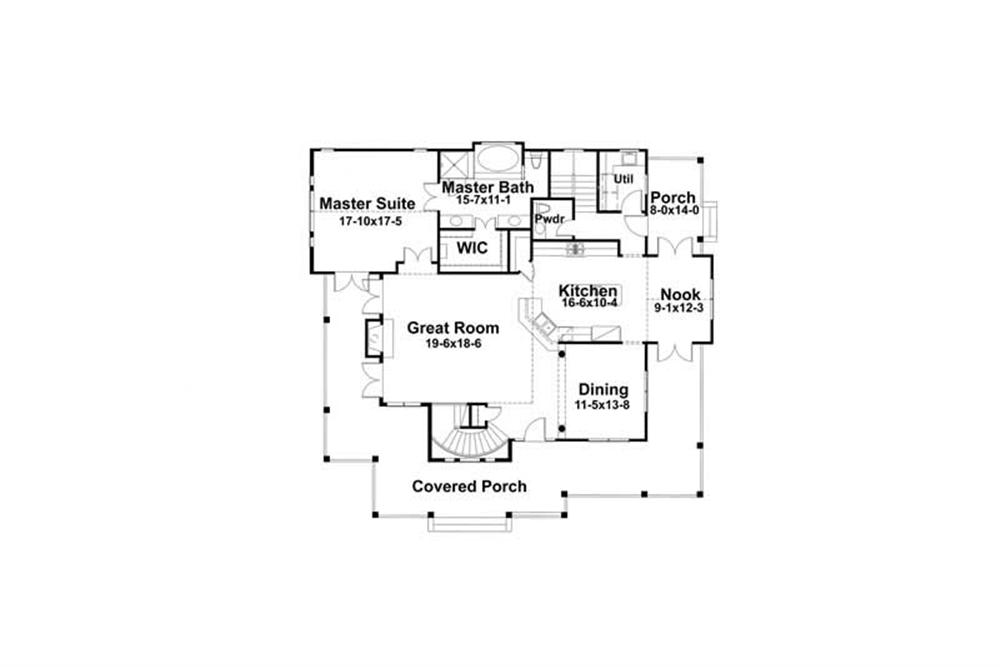 Main Floor Plan DW2543