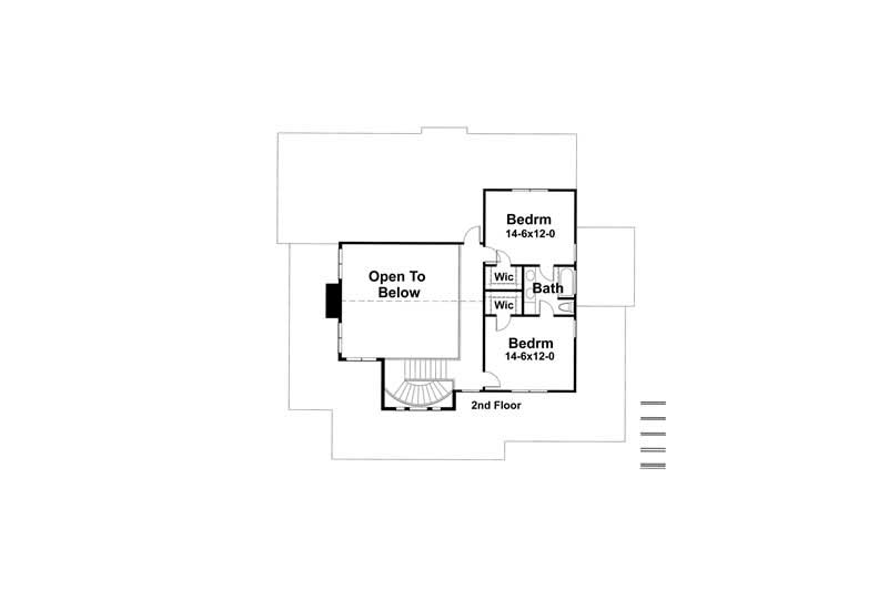 Second Floor Plan DW2543