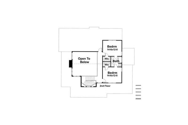 Second Floor Plan DW2543