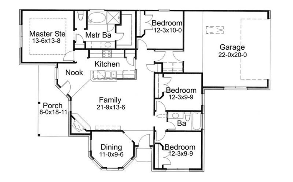 Main Floor Plan DW1512