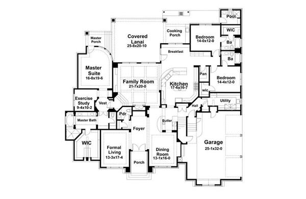 Main Floor Plan DW5407