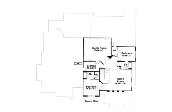 Second Floor Plan DW5407