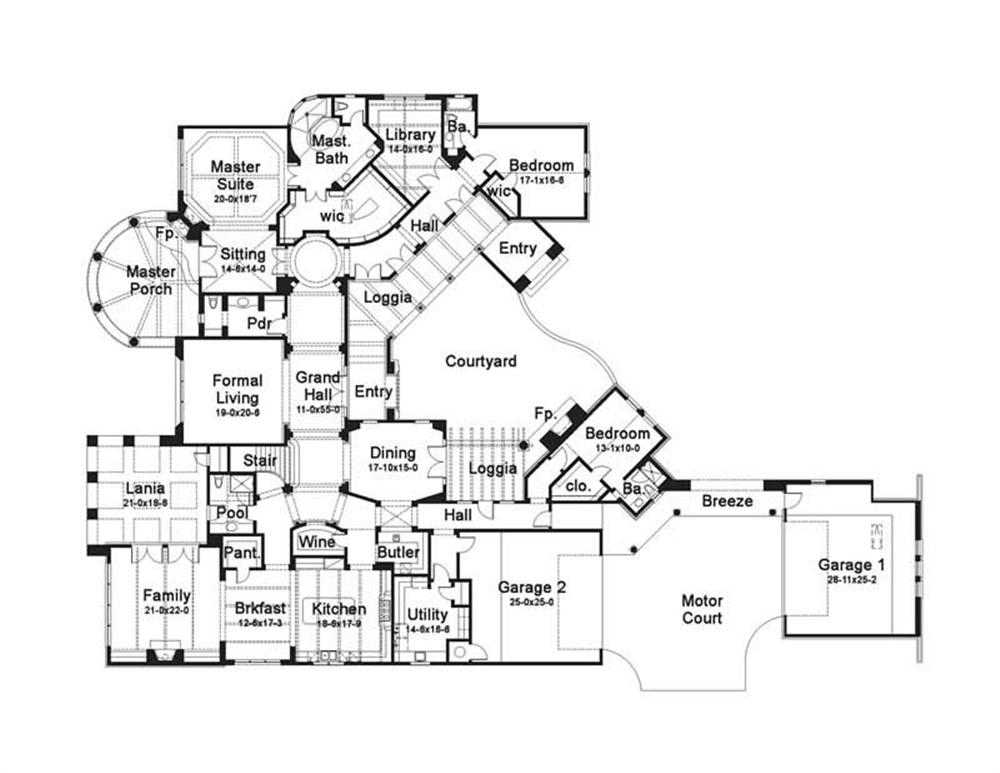 Main Floor Plan DW8205