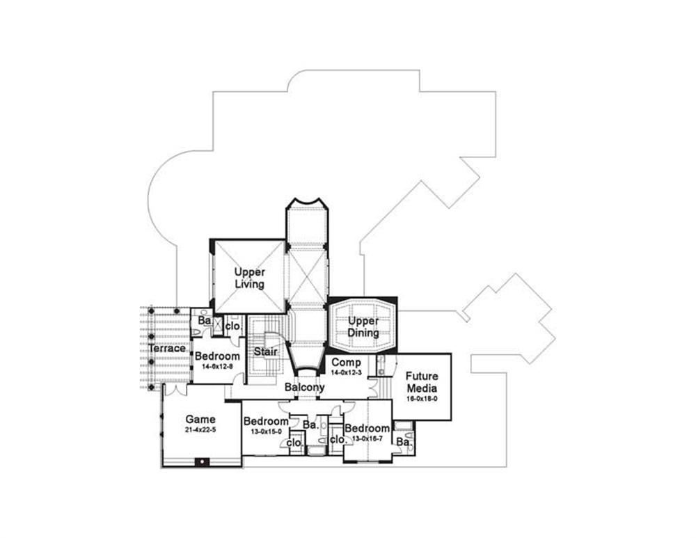 Second Floor Plan DW8205