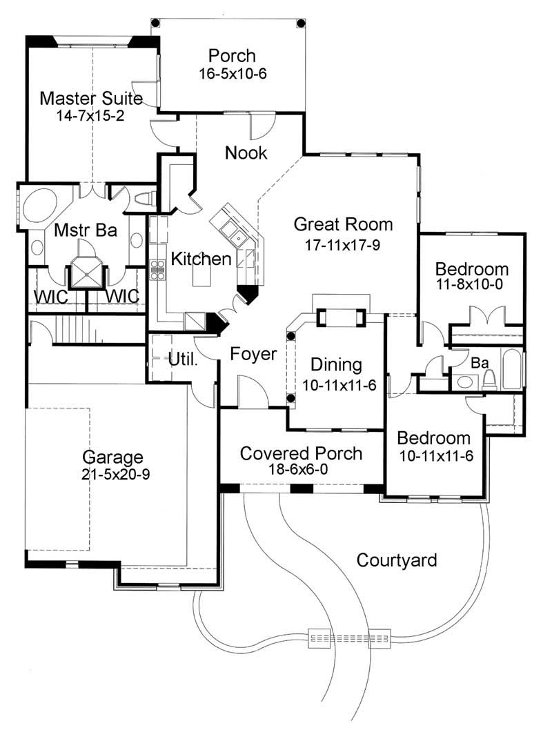 Main Floor Plan DW1749
