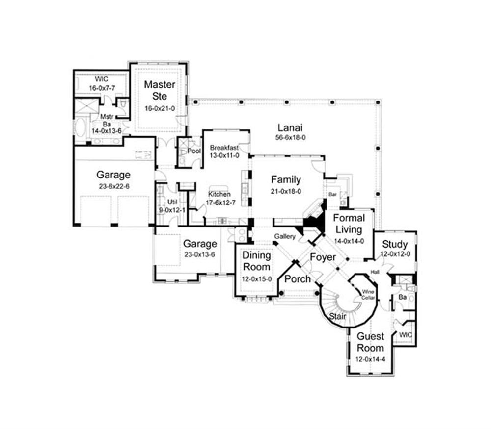 Main Floor Plan DW5202