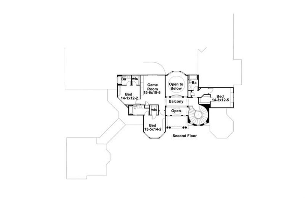 Second Floor Plan DW6024