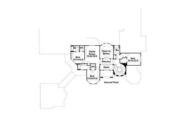 Second Floor Plan DW6024