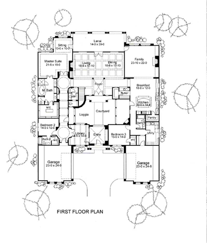 Main Floor Plan DW6804