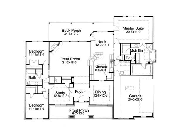 Main Floor Plan DW2471