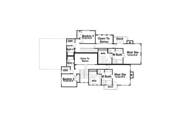 Second Floor Plan DW3940