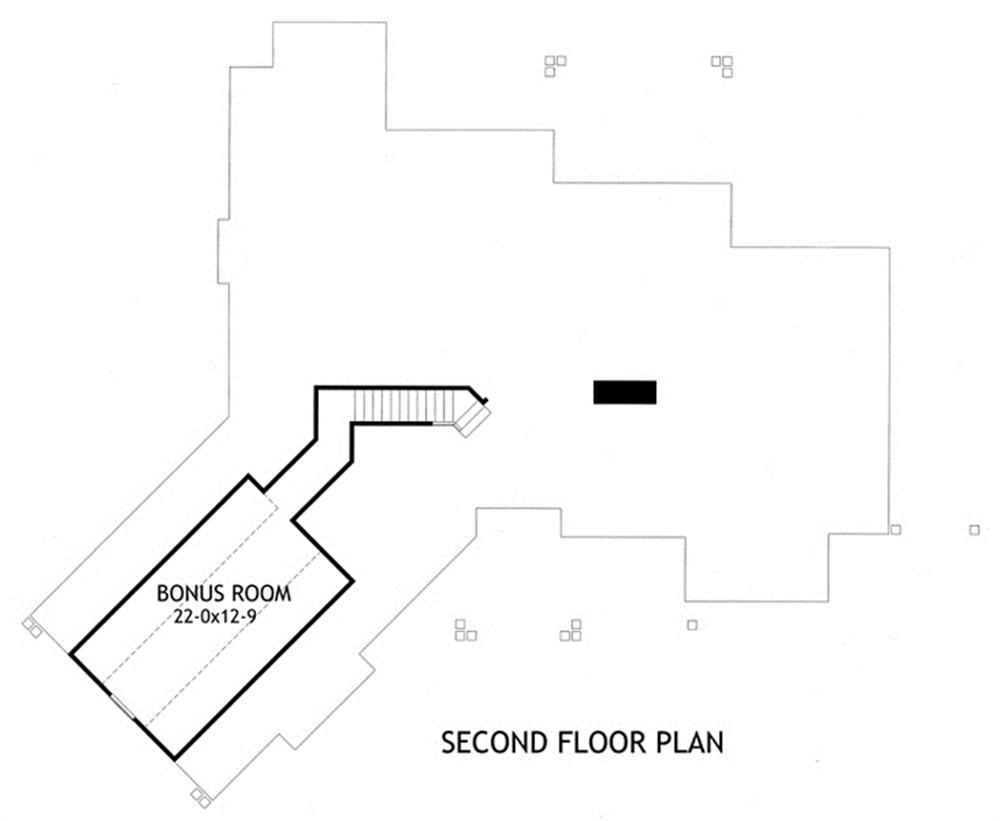 117-1092 house plan second floor