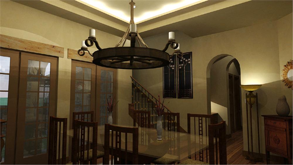 117-1093 house plan dining room