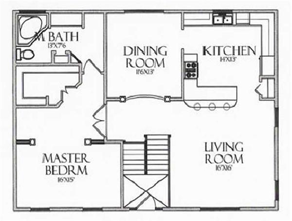 House Plan CR-502 Upper Level